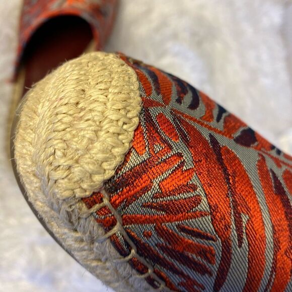 Marc Fisher New With Box Sz 8 1/2 Espadrille Slip On Colorful - Picture 6 of 11